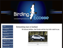 Tablet Screenshot of birdingecosse.co.uk